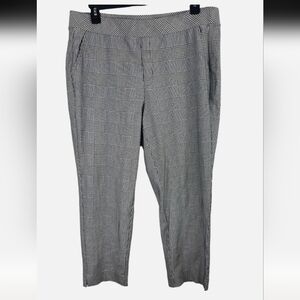 Torrid Black and White Checkered Dress Pants